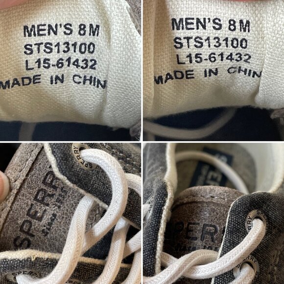 Sperry Top-Sider Mens Striper Sneakers Size 8 M - Picture 7 of 16